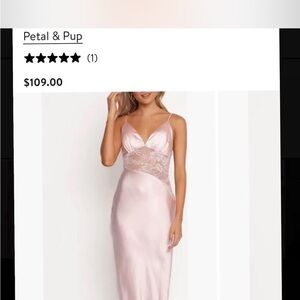 Petal & Pup Blush Lace Detail Dress